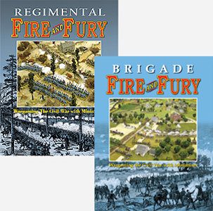 Regimental and Brigade Fire and Fury Rulebooks