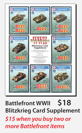BFWW2 Blitzkrieg Cards